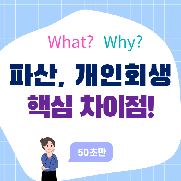 개인회생 파산 차이점