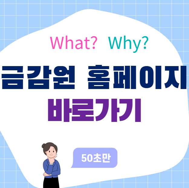 금감원 홈페이지 바로가기 방법 대표 이미지