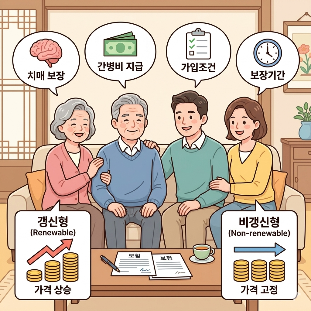 2026 치매간병보험 가입조건 및 보장내용 완벽 비교 (갱신형 비갱신형 추천) 대표 이미지